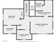 Second floor floorplan featuring main bedroom, closets, bathroom, bedroom, and laundry room at 8932 Jaquita Ave, Las Vegas, NV 89149