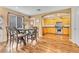 Dining room next to kitchen featuring hardwood floors at 8932 Jaquita Ave, Las Vegas, NV 89149