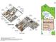 Detailed floor plan showcasing the layout of the home and its outdoor living spaces and pool at 2528 Furnace Creek Ave, Henderson, NV 89074
