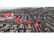 Extensive aerial shot highlighting Coronado High School and various community streets at 2900 Sunridge Heights Pkwy # 1916, Henderson, NV 89052