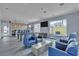 Inviting game room featuring a pool table, poker table, and bar area with pendant lighting at 2900 Sunridge Heights Pkwy # 1916, Henderson, NV 89052