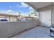 Private patio with a concrete floor overlooking the covered parking area at 2900 Sunridge Heights Pkwy # 1916, Henderson, NV 89052