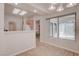 Bright eat-in kitchen area with tile floors and large windows providing natural light at 3025 Treesdale Dr, Las Vegas, NV 89134