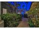 Lush front yard with a brick pathway leading to the home's entrance at 3163 Elk Clover St, Las Vegas, NV 89135
