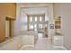Inviting living space with soaring ceilings, abundant light, and great floorplan at 3163 Elk Clover St, Las Vegas, NV 89135