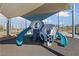 Innovative playground featuring climbing structures and slides, perfect for active  at 3167 Biccari Ave, Henderson, NV 89044