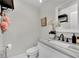 Cozy bathroom with marble countertop and stylish fixtures at 3221 Montecito Dr, Las Vegas, NV 89120