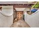Inviting entryway with custom wood doors at 3221 Montecito Dr, Las Vegas, NV 89120