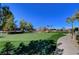 Lush putting green in a well-maintained community area with scenic views at 3717 Rocklin Peak Ave, North Las Vegas, NV 89081