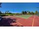 Well-maintained tennis court surrounded by lush landscaping and community amenities at 3717 Rocklin Peak Ave, North Las Vegas, NV 89081