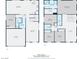 Complete home layout featuring the first and second floors, plus garage and exclusions for comprehensive understanding at 4036 W Bird Man Ln, North Las Vegas, NV 89084