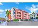Exterior building view with tropical landscaping at 51 E Agate Ave # 506, Las Vegas, NV 89123