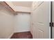 Walk-in closet providing generous storage space for clothing and personal items at 51 E Agate Ave # 506, Las Vegas, NV 89123