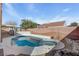 Backyard pool and hot tub at 540 Viva Serenade Way, Henderson, NV 89015
