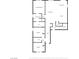 Detailed floor plan showcasing the layout of the primary bedroom, kitchen, living room, and bedrooms at 5648 Vermillion Ridge St, North Las Vegas, NV 89031