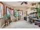 Bright home office with large windows, custom window coverings, and a built-in desk at 5775 W Desert Inn Rd, Las Vegas, NV 89146