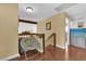 Upstairs loft area with lots of light and interesting view of front yard at 6611 Ellerhurst Dr, Las Vegas, NV 89103