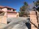 Large driveway and gate with privacy wall at 8122 Delphi Ct, Las Vegas, NV 89117
