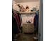 Organized closet with ample storage, shelves, drawers, and hanging space at 824 Holly Lake Way, Henderson, NV 89002