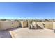 Spacious rooftop deck featuring mountain views and privacy walls, perfect for outdoor entertaining at 10490 Palmadora St, Las Vegas, NV 89178