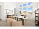 Bright and airy office space with clerestory windows and modern furniture at 10921 Rossa Peak Ave, Las Vegas, NV 89135