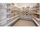 Organized walk-in pantry with shelving for food and storage at 10921 Rossa Peak Ave, Las Vegas, NV 89135