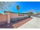 Aspen Meadows community sign with desert landscaping and clear blue sky backdrop at 11028 Meadow Leaf Ave, Las Vegas, NV 89144