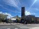 Community town square with pedestrian crosswalks and unique tower landmark at 2204 Valdina St, Henderson, NV 89044