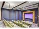 Home theater with comfortable seating, projector, and large screen at 2700 Las Vegas Blvd # 1002, Las Vegas, NV 89109