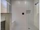 Modern glass enclosed shower with textured tile at 2820 Thunder Bay Ave, Henderson, NV 89052