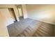 Bedroom boasts carpet floors and a closet with mirrored sliding doors at 2851 S Valley View Blvd # 1153, Las Vegas, NV 89102