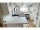 This kitchen boasts updated counters, cabinets, and stainless steel appliances at 2851 S Valley View Blvd # 1153, Las Vegas, NV 89102