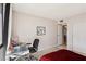 Spacious bedroom featuring a sleek desk, large windows, and ample natural light at 3930 University Center Dr # 804, Las Vegas, NV 89119