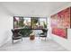 An indoor sitting area with a view at 3930 University Center Dr # 804, Las Vegas, NV 89119