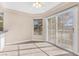 Bright dining area with sliding glass door, providing outdoor access at 4024 Mansion Hall Ct, Las Vegas, NV 89129