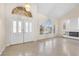 Bright and spacious entryway with tile flooring, high ceilings, and large windows at 4024 Mansion Hall Ct, Las Vegas, NV 89129