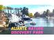 Scenic view of Aliante Nature Discovery Park, featuring a beautiful waterfall and lush greenery at 4125 Gliding Gulls Ave, North Las Vegas, NV 89084