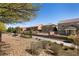 Neighborhood street scene with desert landscaping and well-maintained homes at 4125 Gliding Gulls Ave, North Las Vegas, NV 89084