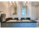 Elegant bathroom with double vanity sinks and modern fixtures at 4525 Dean Martin Dr # 2001, Las Vegas, NV 89103