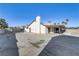 View of the home's backyard, featuring a covered patio at 4629 Cattleman Ave, North Las Vegas, NV 89031