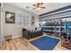 Cozy bedroom with a daybed, shelving, and stylish accents at 5601 Quail Meadow Ct, Las Vegas, NV 89131