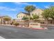 Community Entrance to Hollywood Ranch showing well manicured desert landscaping and neighborhood details at 6539 Ozzie Harriet Ave # 101, Las Vegas, NV 89122