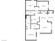 Detailed floor plan showcasing the layout of the home, including bedrooms, bathrooms, and living spaces at 7255 W Sunset Rd # 1116, Las Vegas, NV 89113