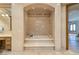 Luxurious bathroom featuring a soaking tub and elegant finishes, creating a spa-like retreat at 9801 Orient Express Ct, Las Vegas, NV 89145