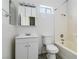 A well lit bathroom features a tub, toilet, and vanity at , Las Vegas, NV 89108