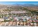 Aerial community view near Highland Falls Golf Course, highlighting the property at 10408 Georgetown Pl, Las Vegas, NV 89134