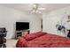 Bedroom featuring a large closet, and mounted television at 1924 S 6Th St, Las Vegas, NV 89104