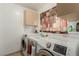 Efficient laundry room with modern washer and dryer units, plus a convenient sink at 1924 S 6Th St, Las Vegas, NV 89104