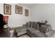 Cozy living room featuring a comfortable sectional sofa and decorative wall art at 1924 S 6Th St, Las Vegas, NV 89104