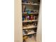 Pantry stocked with food items at 1926 Neoga St, Las Vegas, NV 89115